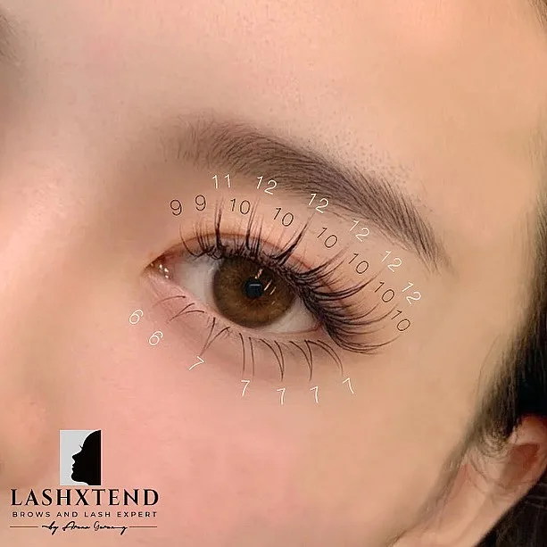 Lash mapping before application