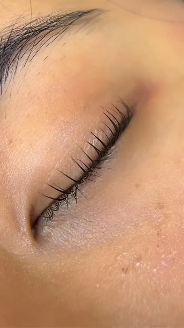 Japanese keratin lash lift result