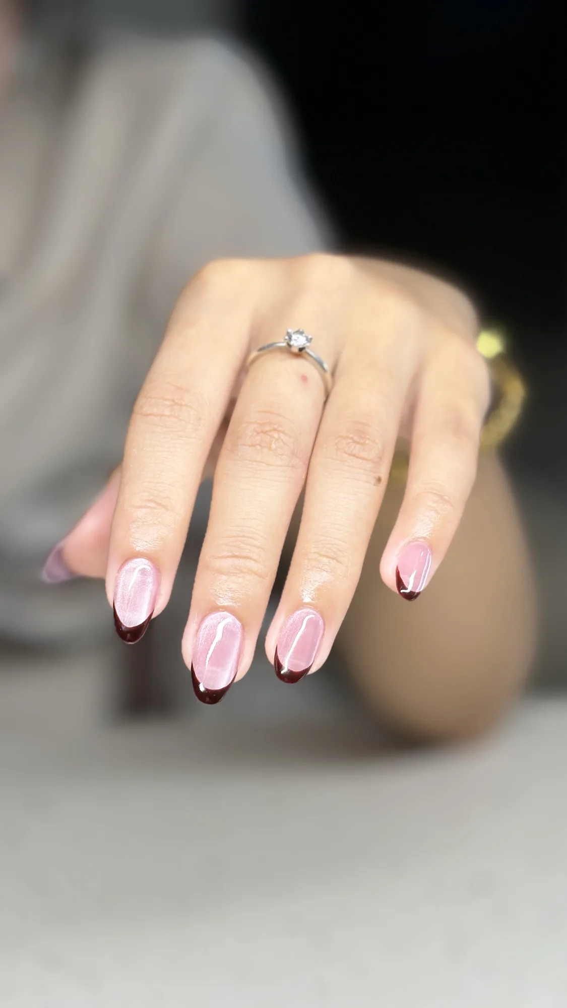 Natural nude nail set