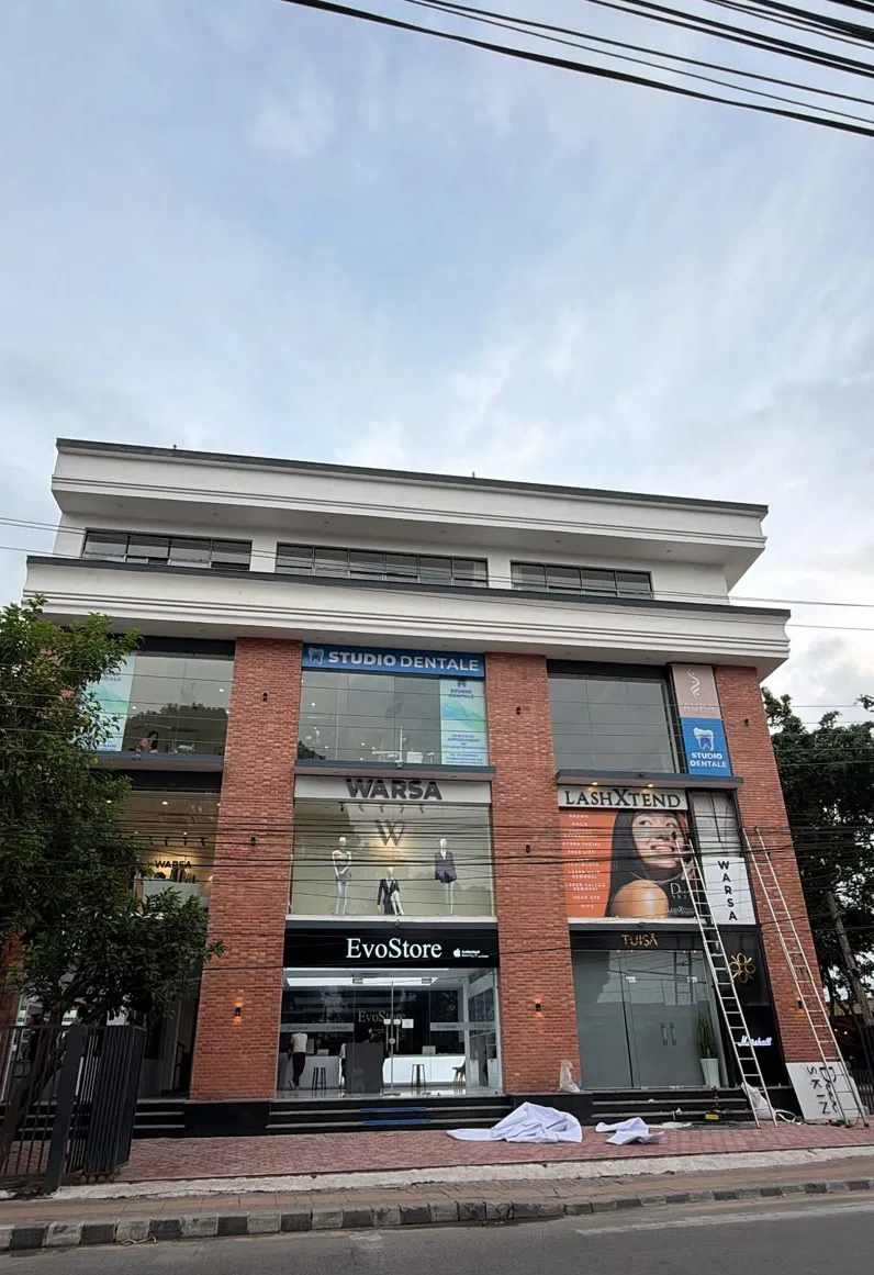 Street view of the Kathmandu studio building